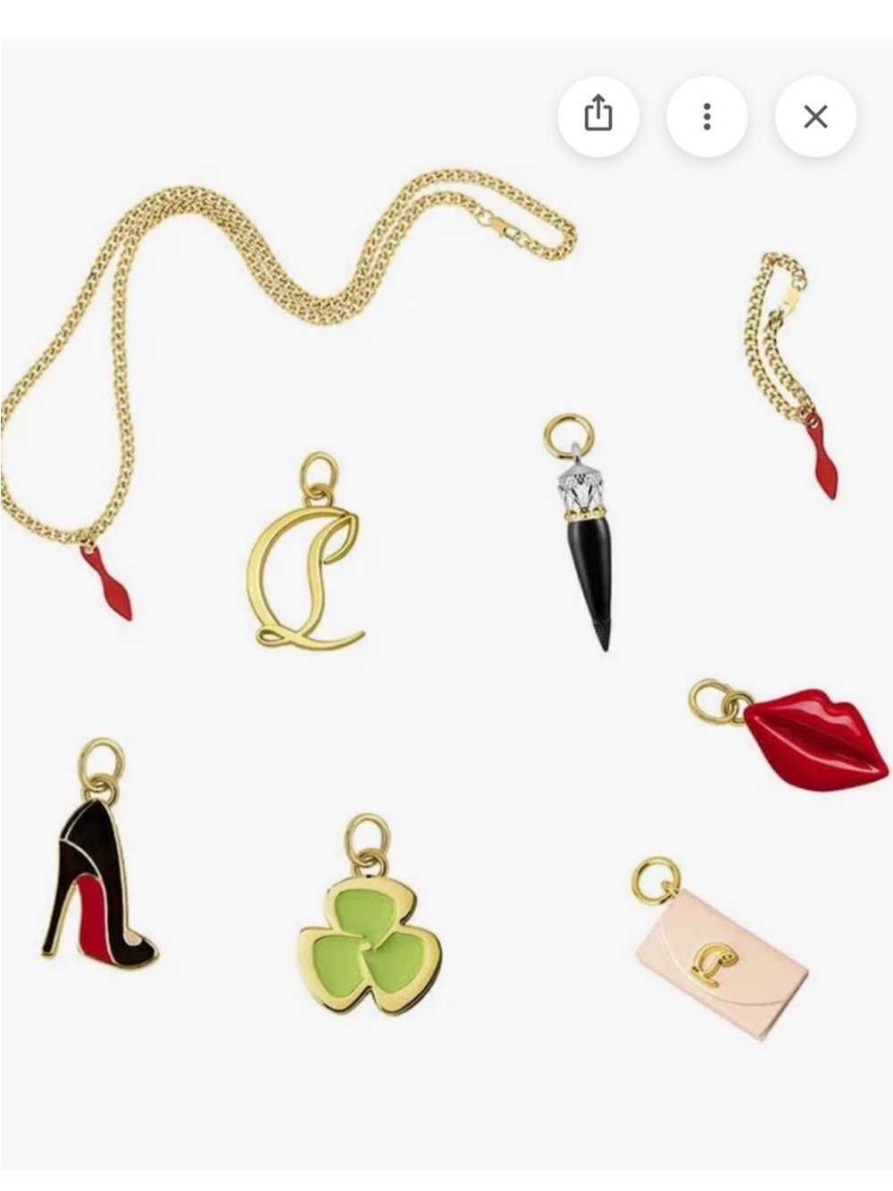 Christian Louboutin Charm for Rouge Louboutin Lipstick - Pink
Purse NIB RARE - Picture 2 of 7